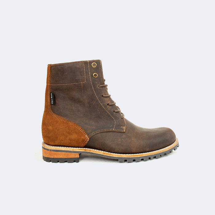 The Sunset Boot Brown - Bota de cuero café para hombre | C&A Boots Ecuador H1269 DKCF
