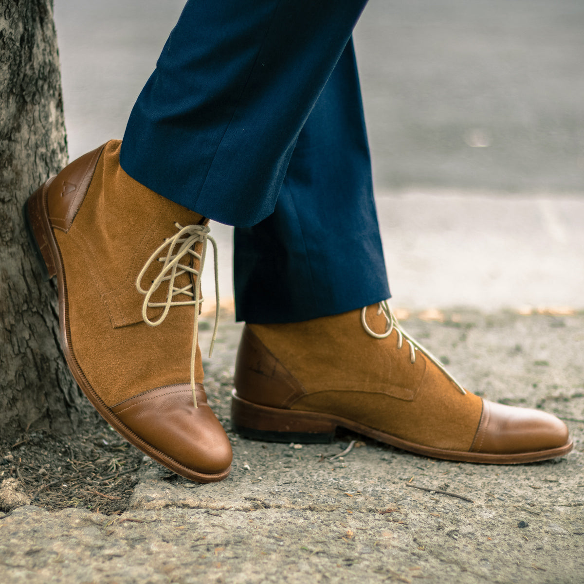 The Elegance Boot Bota de cuero café para hombre C&A Boots Ecuador